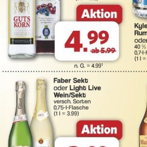 Sekt bei Famila Nord West