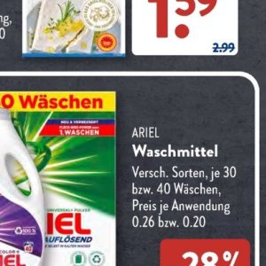 Waschmittel ariel  bei Aldi SÜD