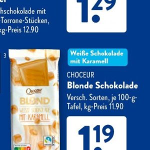 Schokolade bei Aldi SÜD