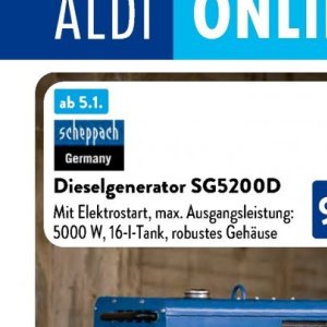 Generatoren bei Aldi SÜD