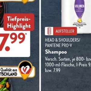 Shampoo bei Aldi SÜD