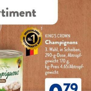 Champignons bei Aldi SÜD