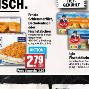 Fischstäbchen bei AEZ