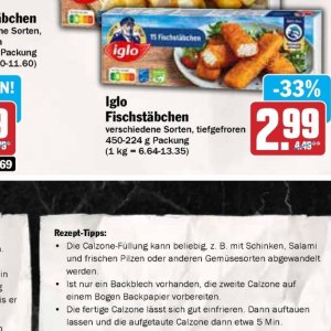 Fischstäbchen bei AEZ