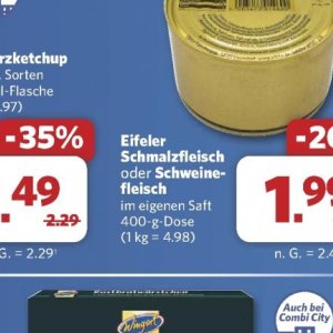 Schweinefleisch bei Combi