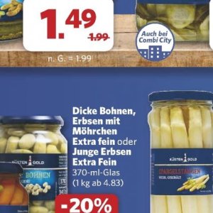 Bohnen bei Combi