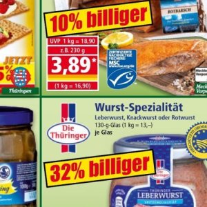 Wurst bei Norma