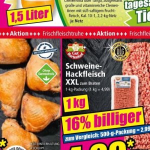 Hackfleisch bei Norma