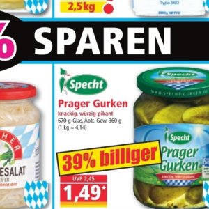 Gurken bei Norma