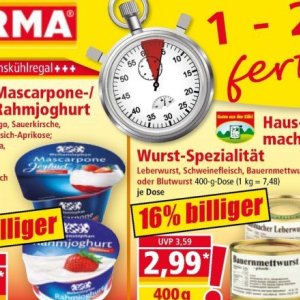 Wurst bei Norma