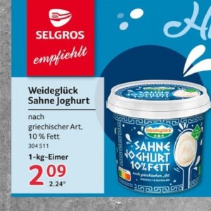 Joghurt bei Selgros