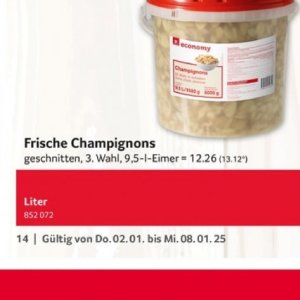 Champignons bei Selgros