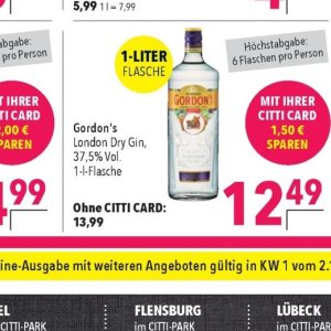 Gin bei Citti Markt