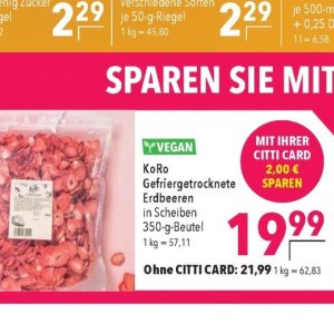 Erdbeeren bei Citti Markt