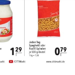 Spaghetti bei Citti Markt