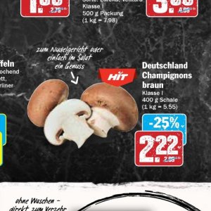 Champignons bei Hit