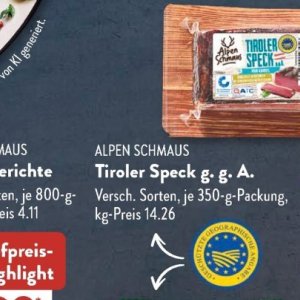 Speck bei Aldi SÜD