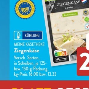 Ziegenkäse bei Aldi SÜD