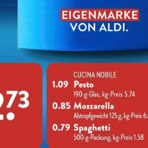 Pesto bei Aldi SÜD