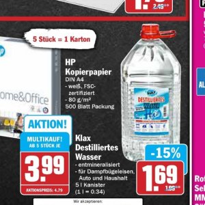 Kopierpapier bei Hit