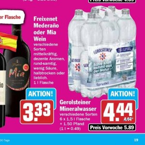 Mineralwasser bei Hit