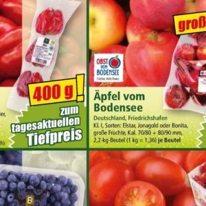 Äpfel bei Norma