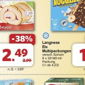 Eis langnese langnese bei Famila Nord West