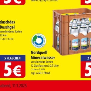 Mineralwasser bei Famila Nord Ost