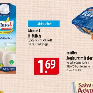 Milch bei Famila Nord Ost