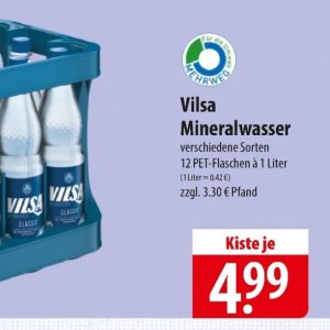 Mineralwasser bei Famila Nord Ost