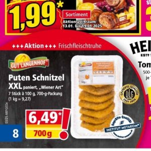 Schnitzel bei Norma