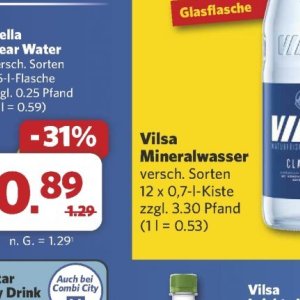 Mineralwasser bei Combi