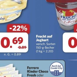 Joghurt bei Combi