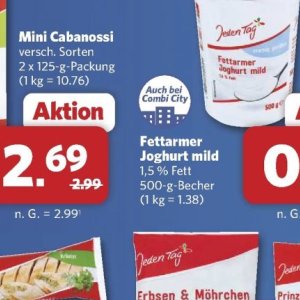 Joghurt bei Combi