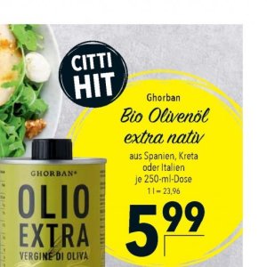 Olivenöl bei Citti Markt