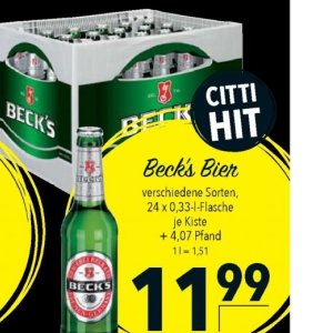 Bier bei Citti Markt