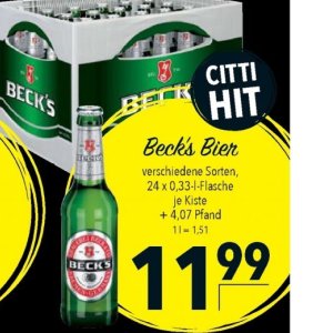 Bier bei Citti Markt