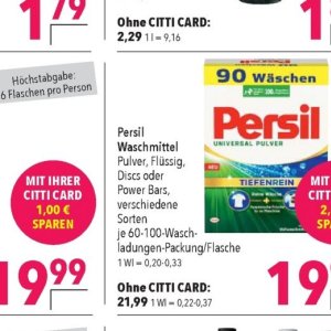 Waschmittel bei Citti Markt