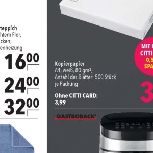 Kopierpapier bei Citti Markt