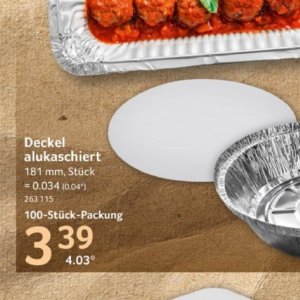 Deckel bei Selgros