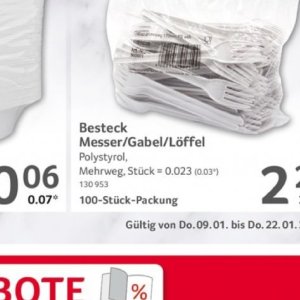 Gabel bei Selgros