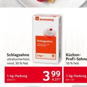 Schlagsahne bei Selgros