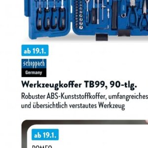 Werkzeugkoffer bei Aldi SÜD