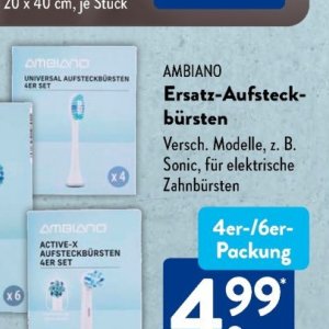 Zahnbürsten bei Aldi SÜD