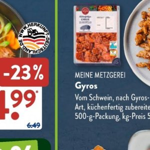 Gyros bei Aldi SÜD