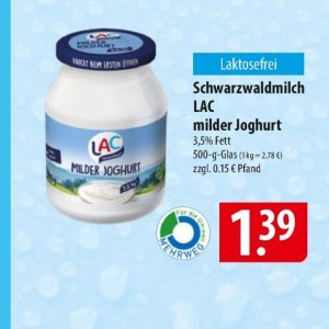 Joghurt bei Famila Nord Ost