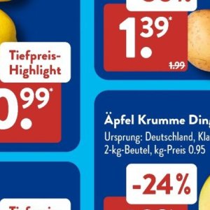 Äpfel bei Aldi SÜD