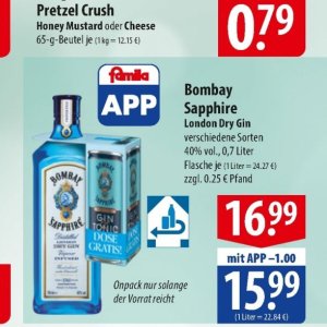 Gin bei Famila Nord Ost