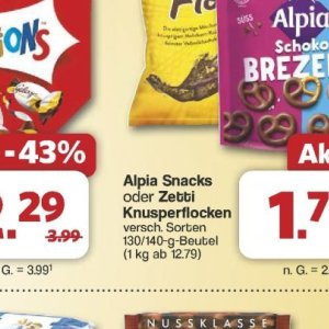 Snacks bei Famila Nord West