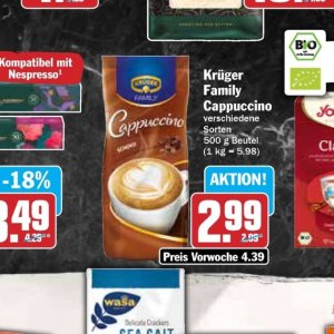 Cappuccino bei Hit